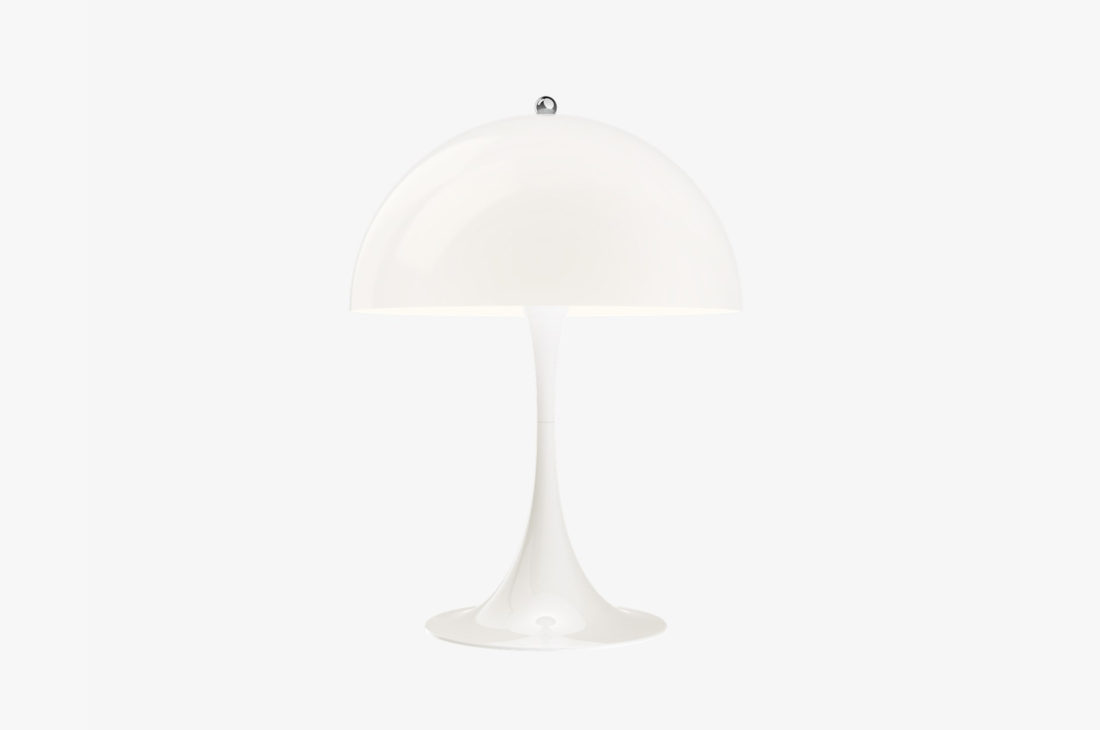 danish modern mid century vintage teck palissandre rio années 50 années 60 années 70 mobilier meuble ancien danois danemark scandinave maison nordik paris meubles décoration design editeur marque louis poulsen designer verner panton lampe de table modèle panthella 320 4 coloris au choix lumière lampe lampadaire éclairage