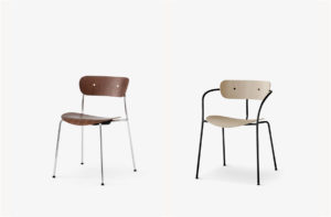 danish modern mid century vintage mobilier en teck palissandre rio années 50 années 60 années 70 mobilier meuble ancien danois danemark scandinave maison nordik paris meubles décoration design nordique éditeur marque &tradition designer Anderssen & Voll chaise modèle pavillon AV2 fauteuil assise chaise de bureau chaise empillable