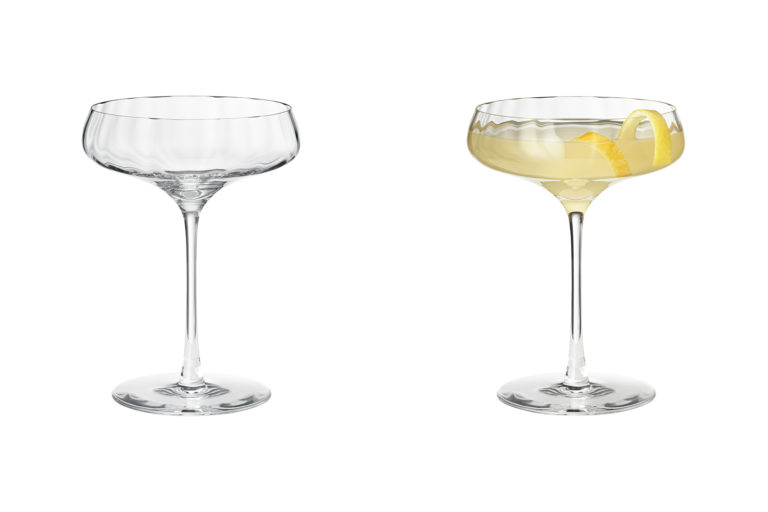 Verres de vin modèle ´Bernadotte´ cocktail ou Champagne