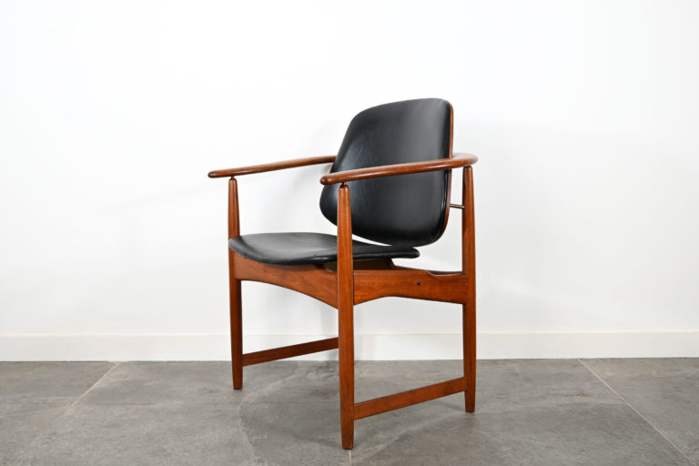 Chaise de Bureau en Teck ‘Arne Hovmand Olsen’