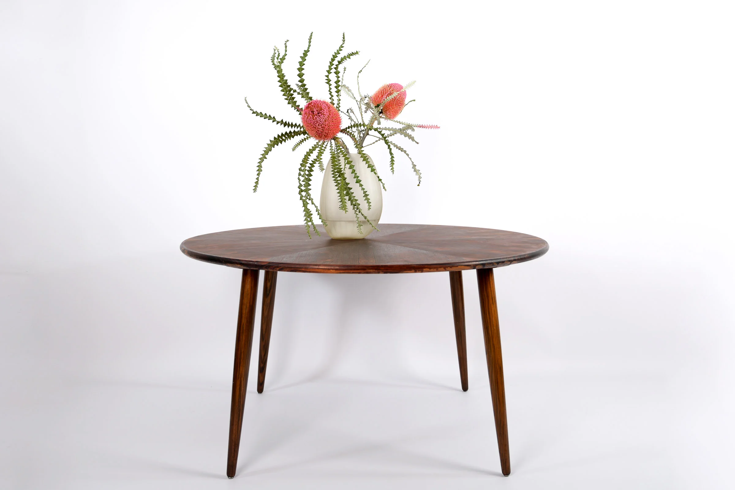 Table Basse Ronde Palissandre de Rio