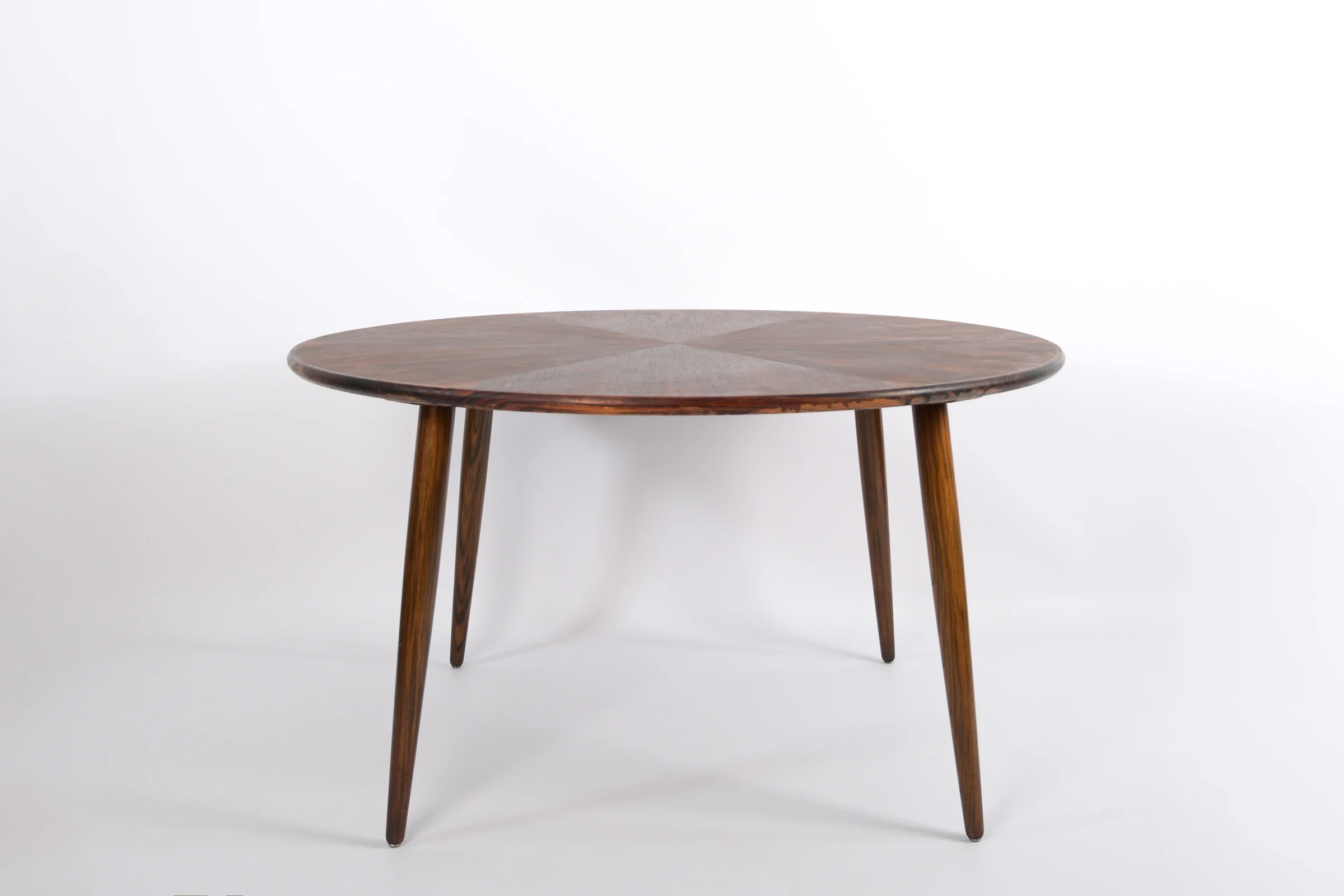 Table Basse Ronde Palissandre de Rio