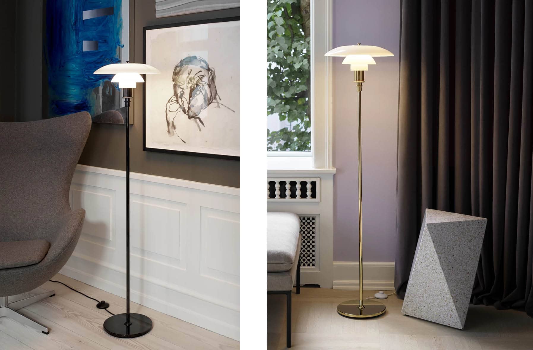 Lampadaire modèle ‘3½-2½’