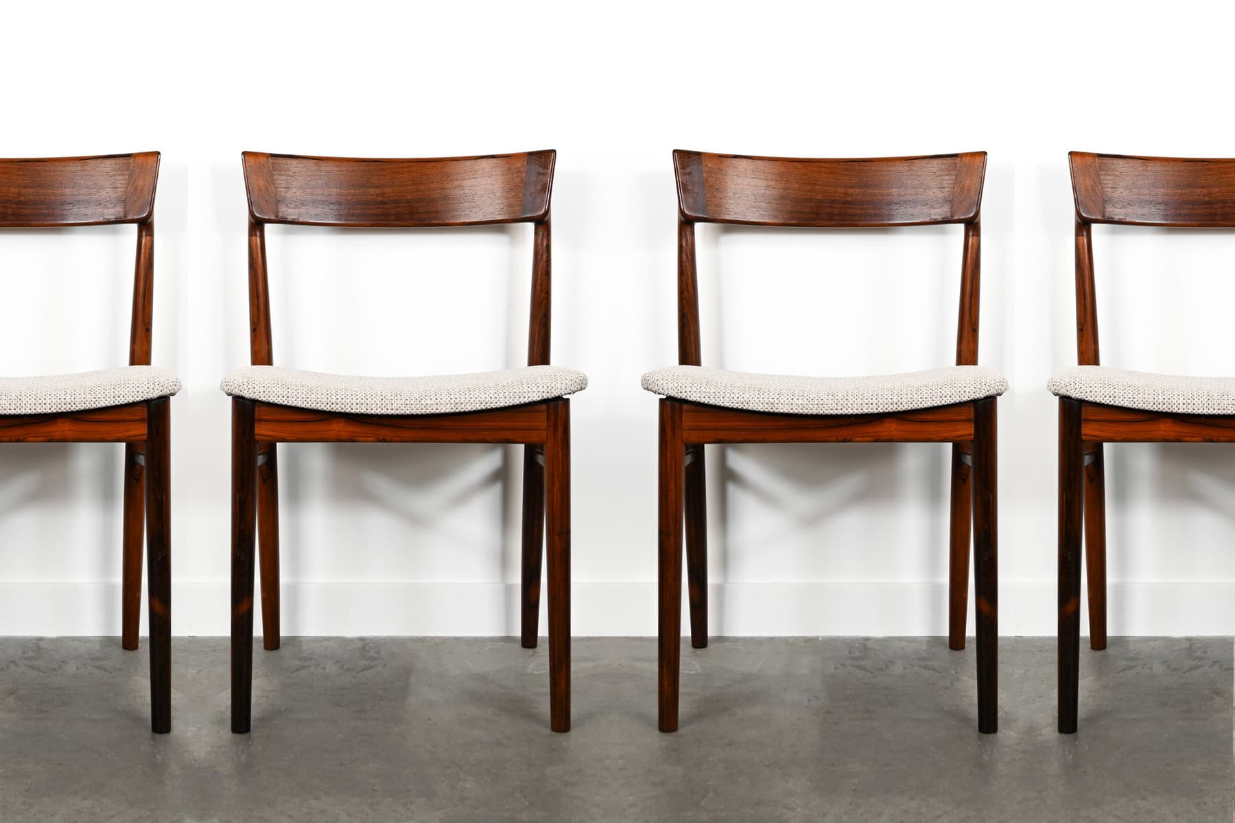 6 Chaises de Table en Palissandre Rio ‘Harry Ostergaard’