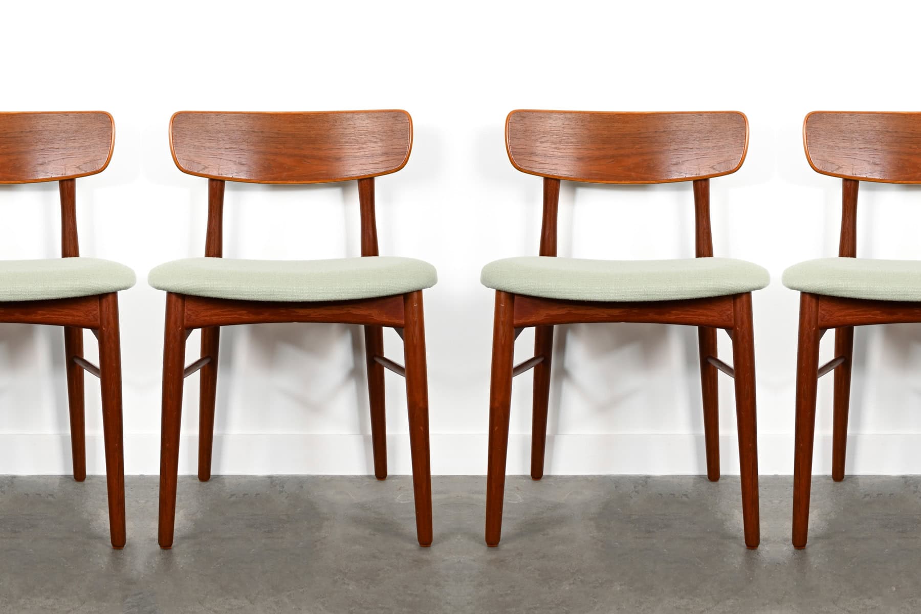 6 Chaises de Table en Teck