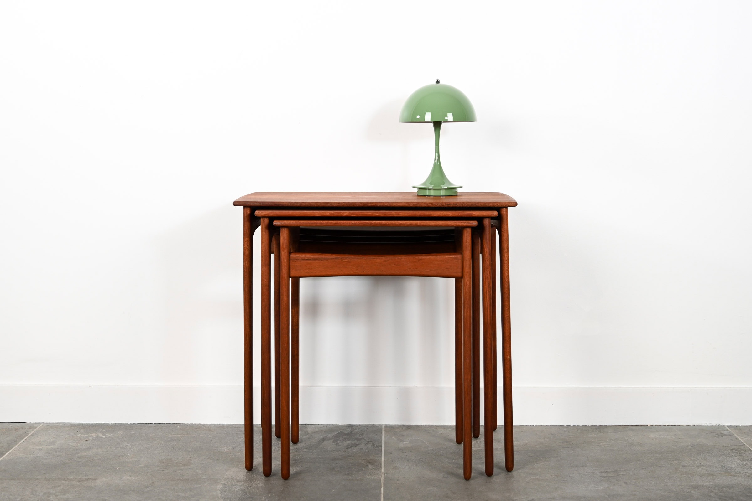 3 Tables Gigognes en Teck