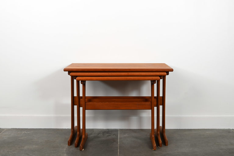 3 Tables Gigognes en Teck ‘Kai Kristiansen’