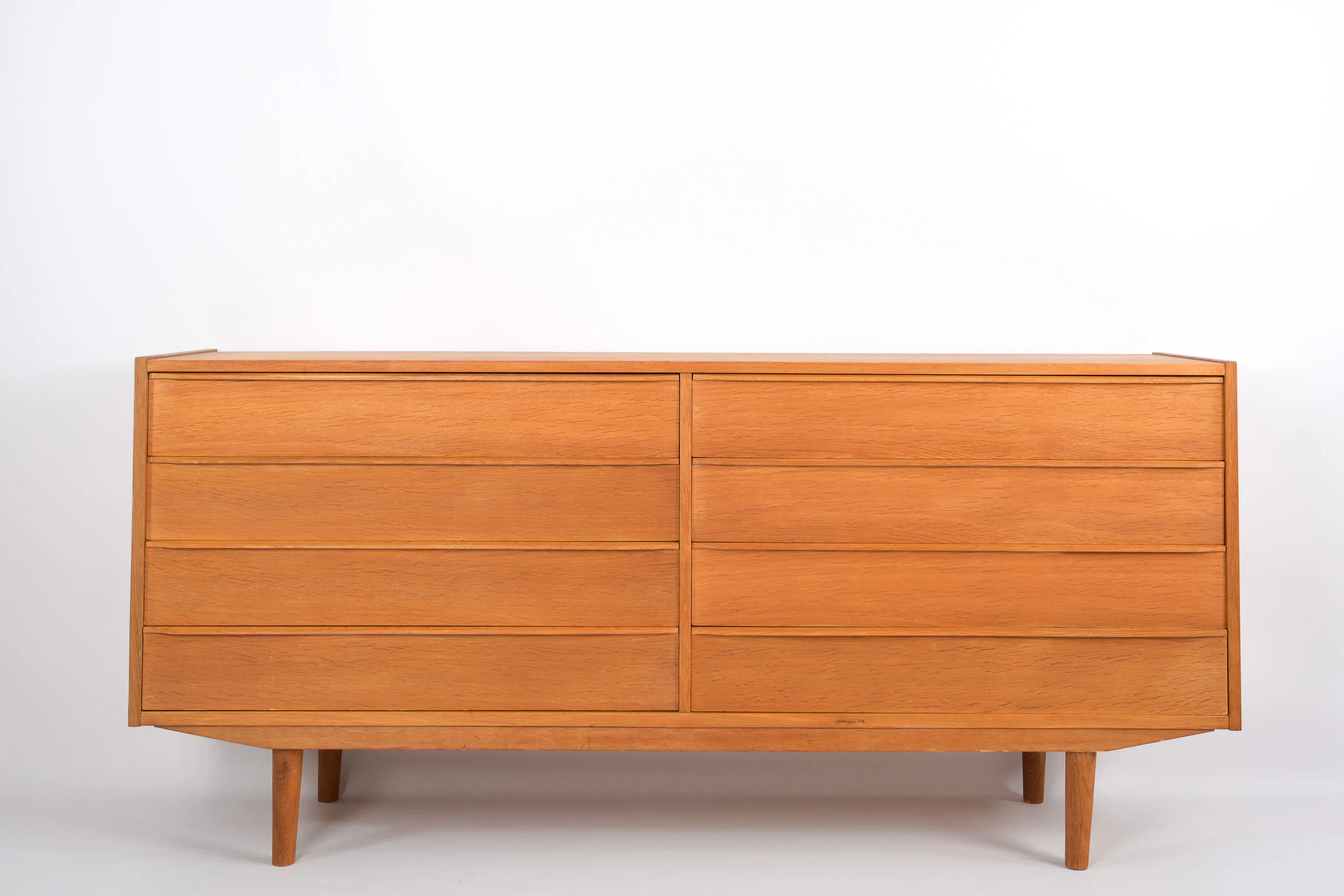 Commode Double 8 Tiroirs en Chêne