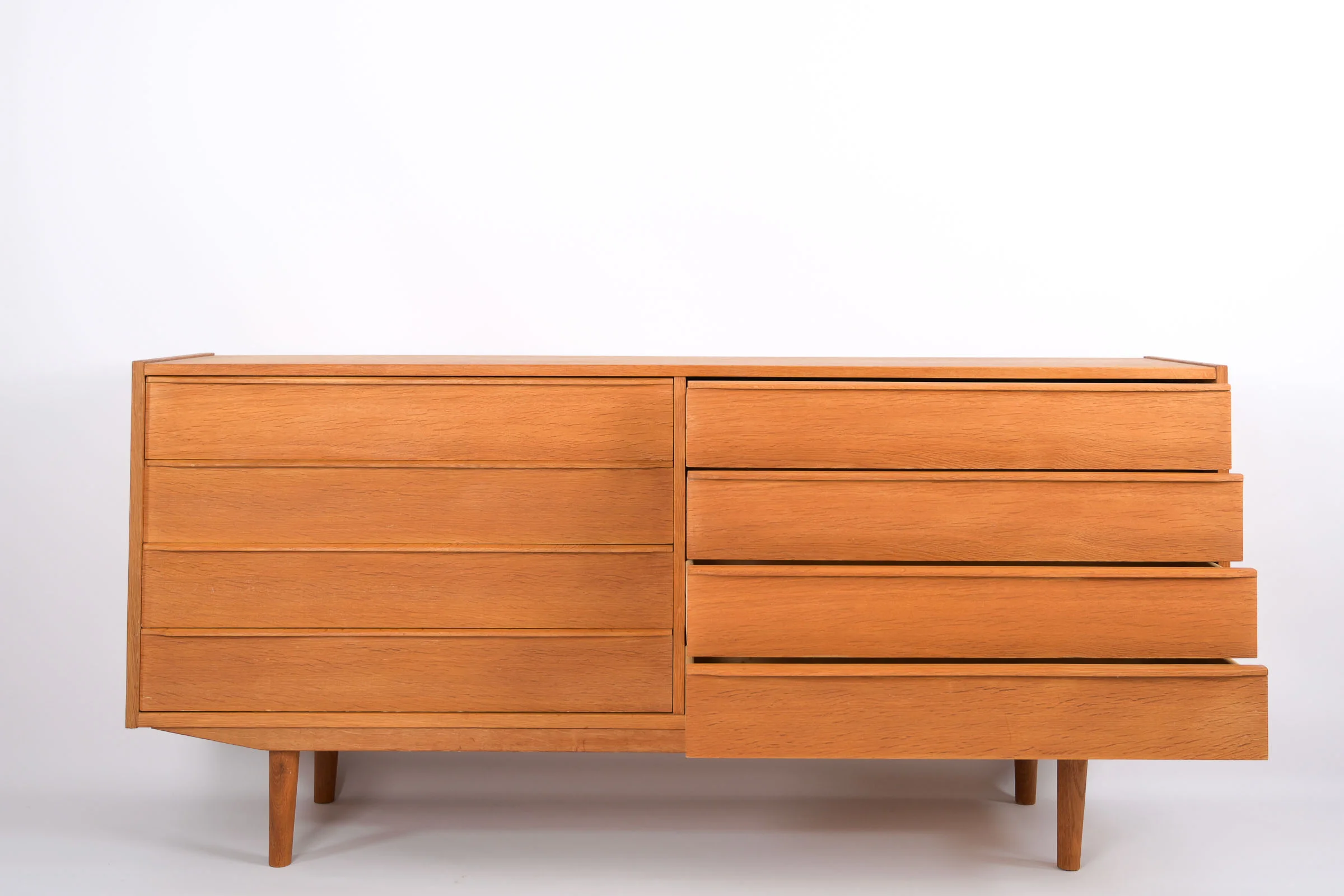 Commode Double 8 Tiroirs en Chêne