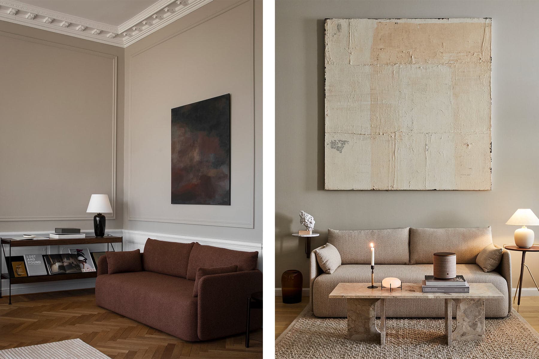 Canapé 'Offset'<br /> 'Audo Copenhagen' 1,2 & 3 places , Finitions au choix