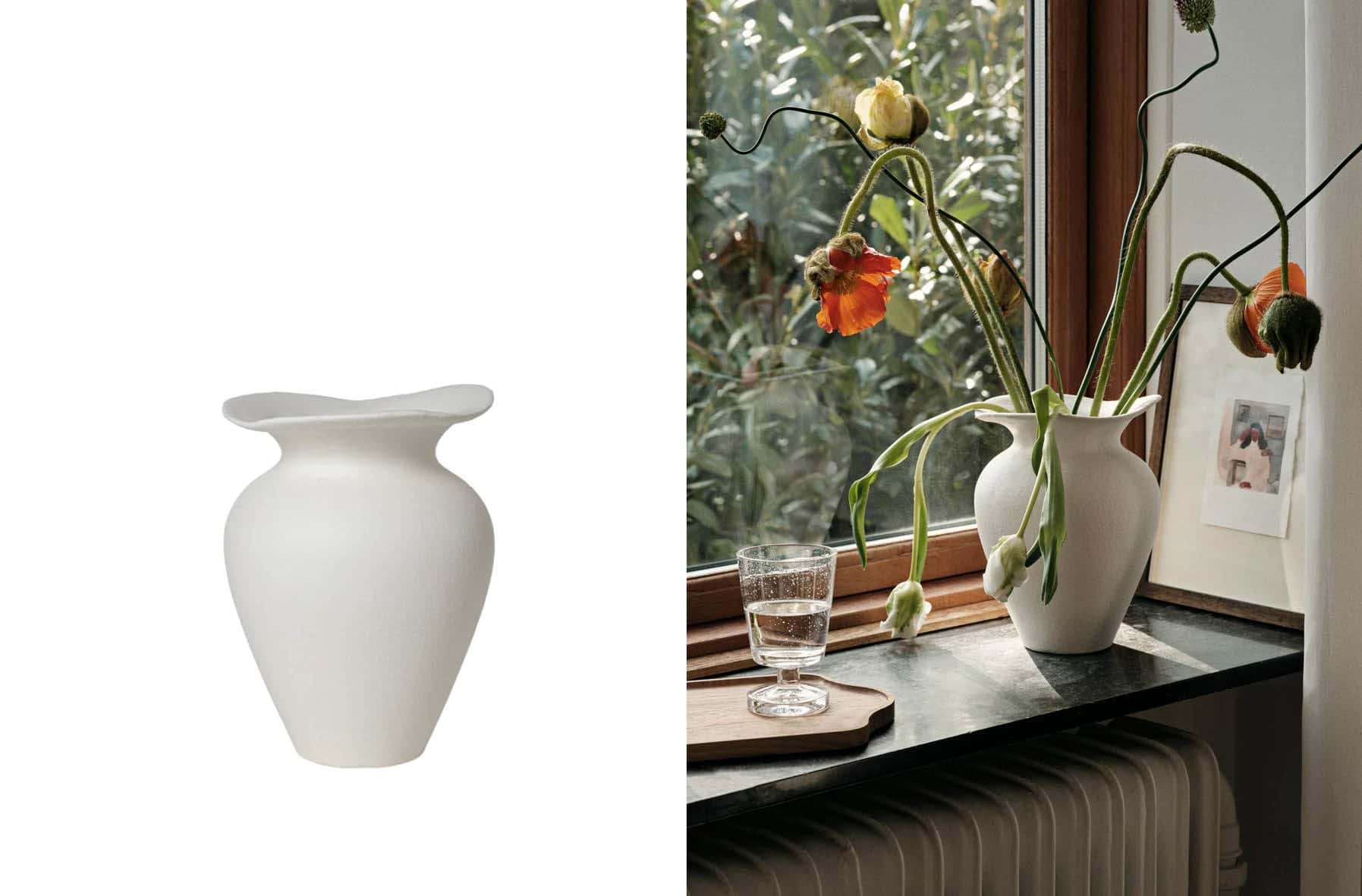 Vase 'Florentina'</br>Marque: 'Broste'. 5 tailles