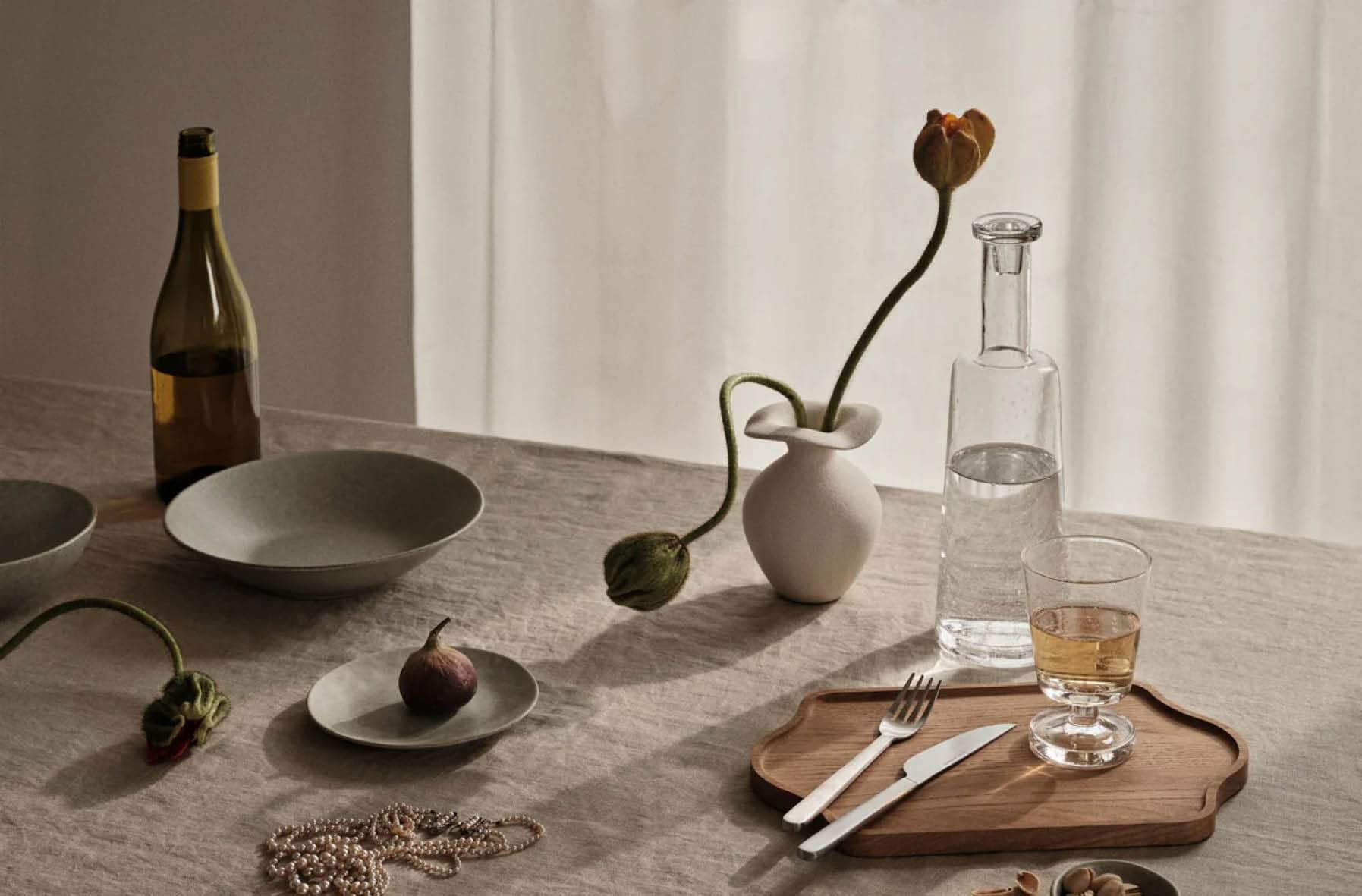 Vase 'Florentina'</br>Marque: 'Broste'. 5 tailles – Image 3