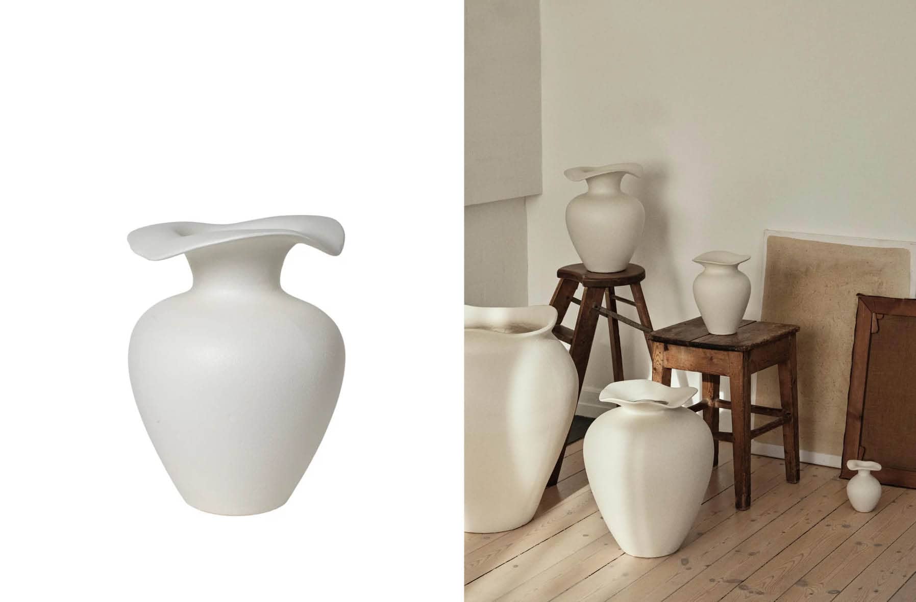 Vase 'Florentina'</br>Marque: 'Broste'. 5 tailles – Image 2