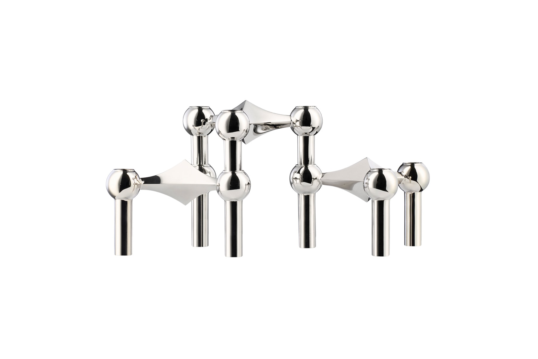 Bougeoir 'Stoff' Chrome à l'unité ou Pack de 3 – Image 3