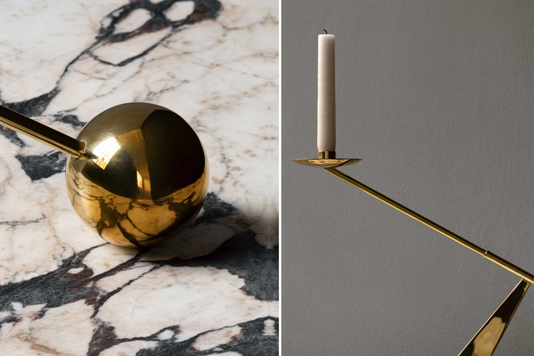 Bougeoir 'Interconnect'</br> 'Audo Copenhagen' 2 tailles & 3 finitions au choix – Image 4