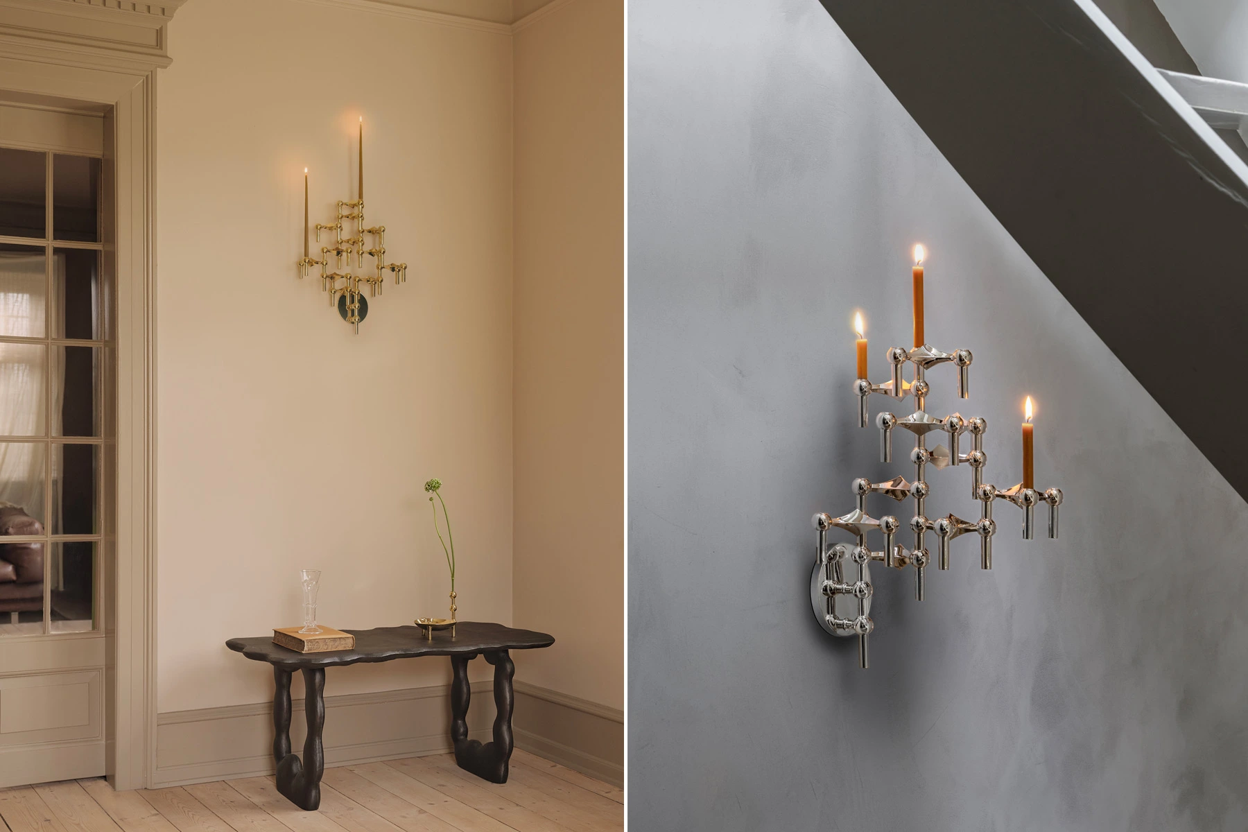 Bougeoir ‘Wall Hanger’ Stoff Nagel