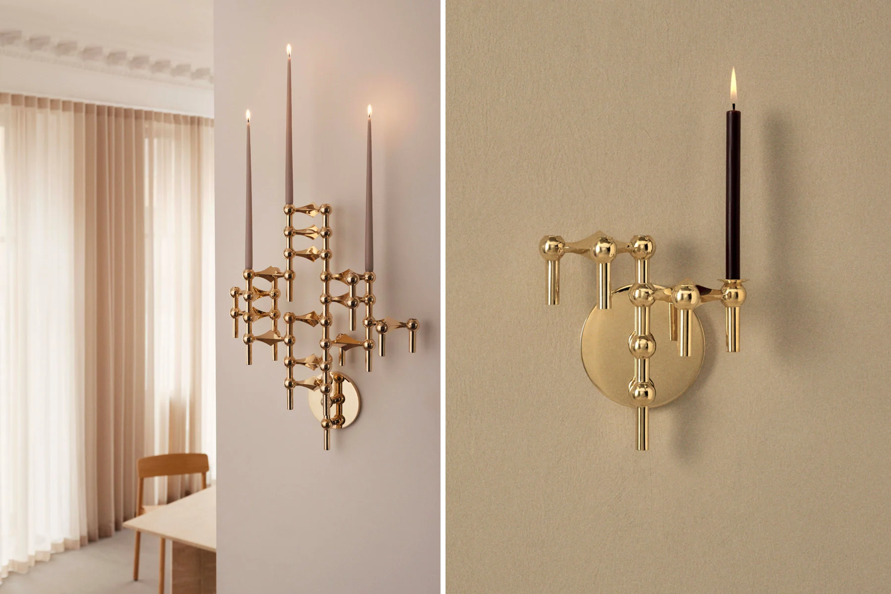 Bougeoir ‘Wall Hanger’ Stoff Nagel