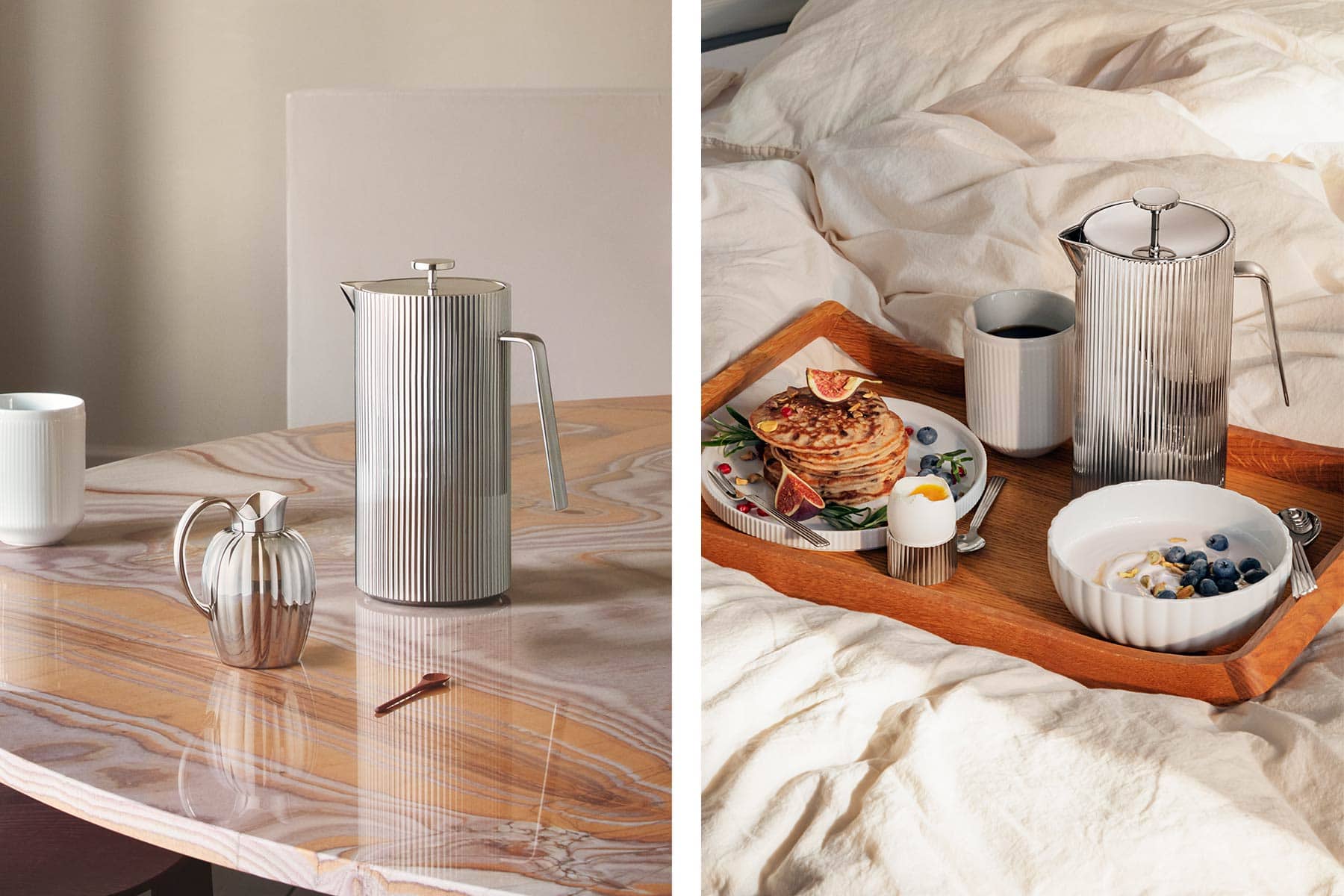 Cafetière/French Press 'Bernadotte'</br>Marque: 'Georg Jensen' – Image 3