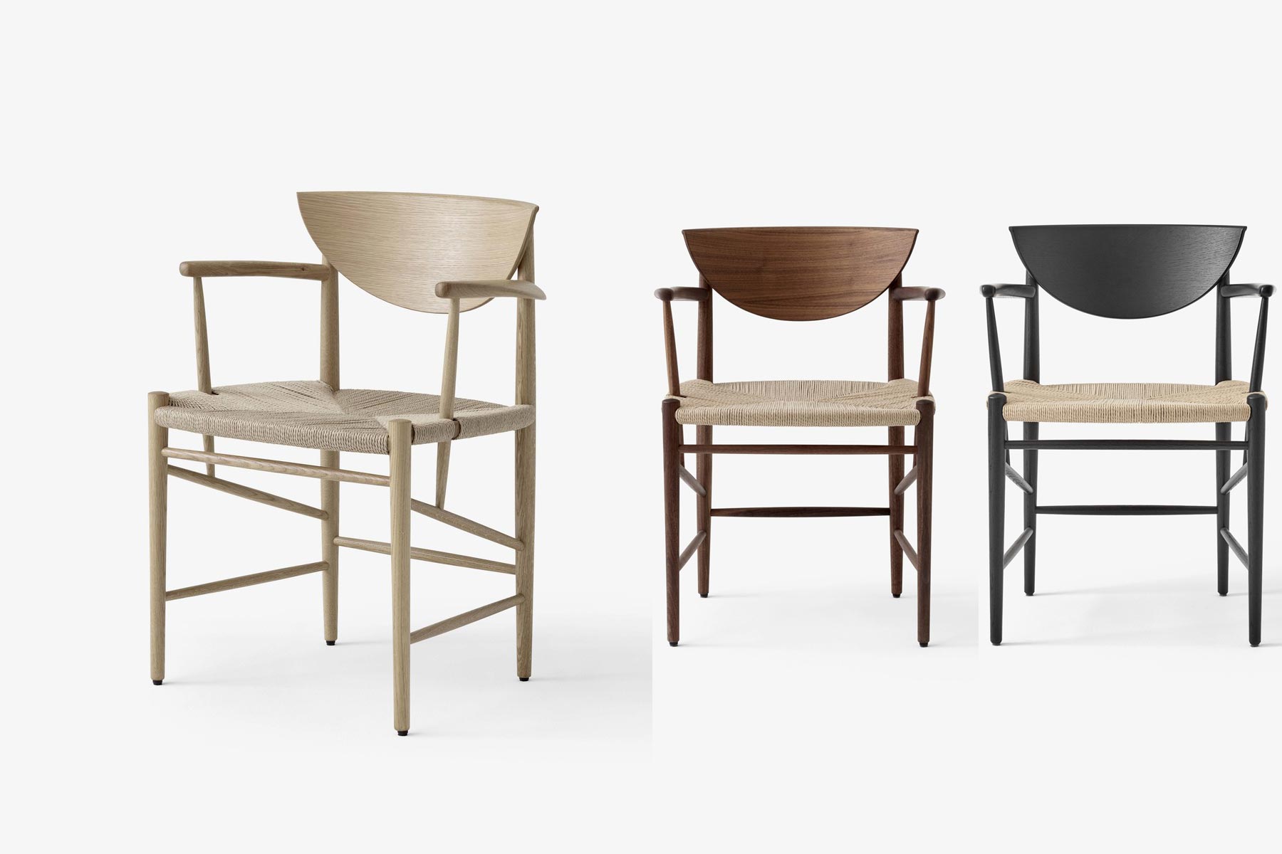 Chaise 'Drawn' HM4 </br>Designers: 'Hvidt & Mølgaard'