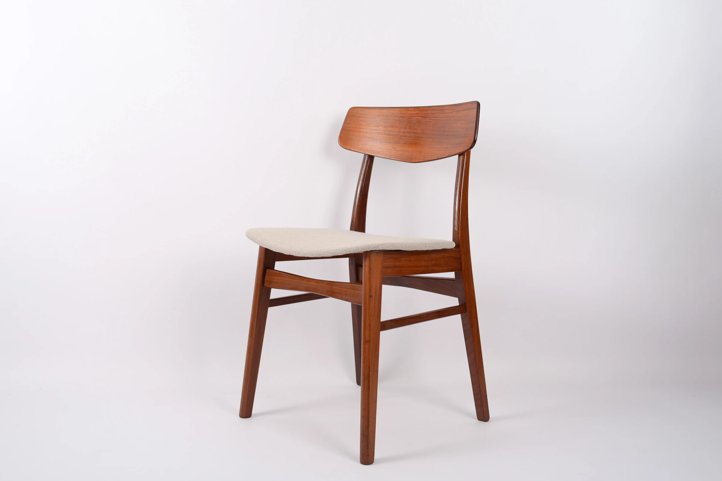 6 Chaises de Table en Palissandre de Rio