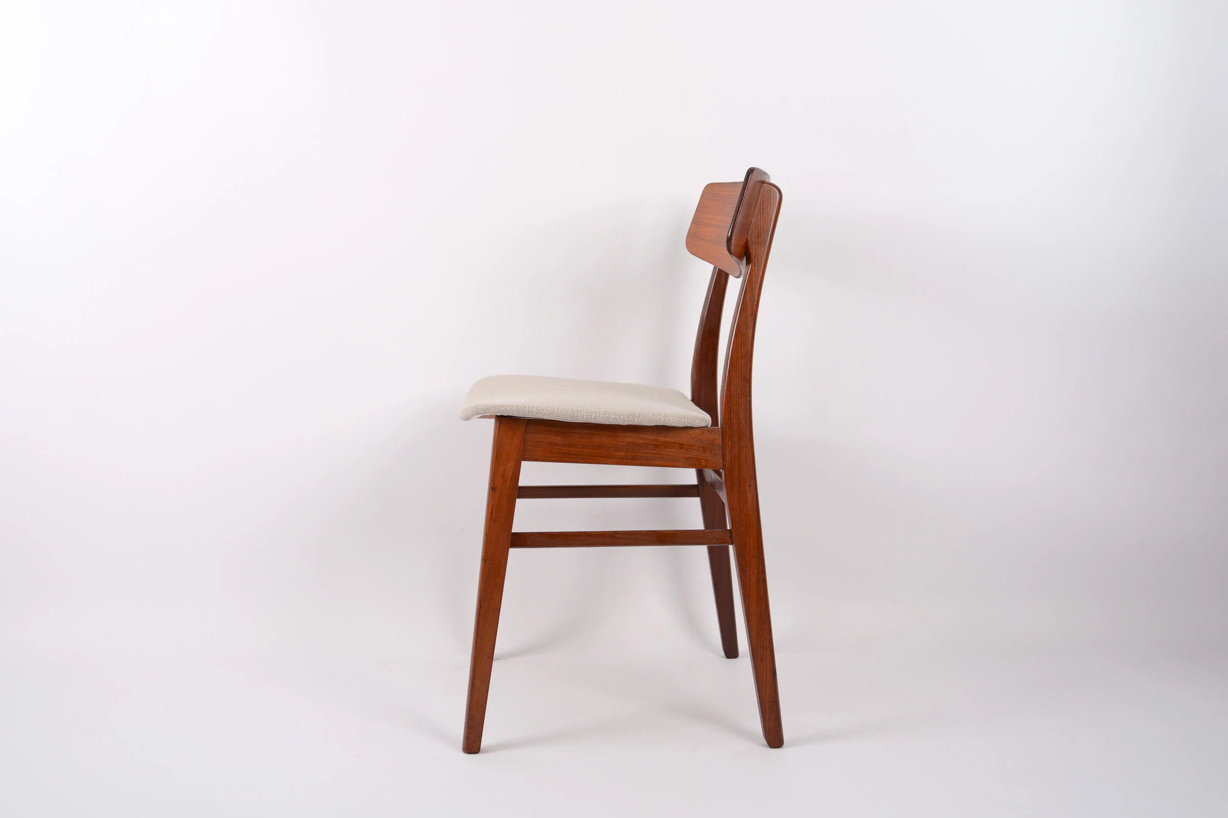 6 Chaises de Table en Palissandre de Rio