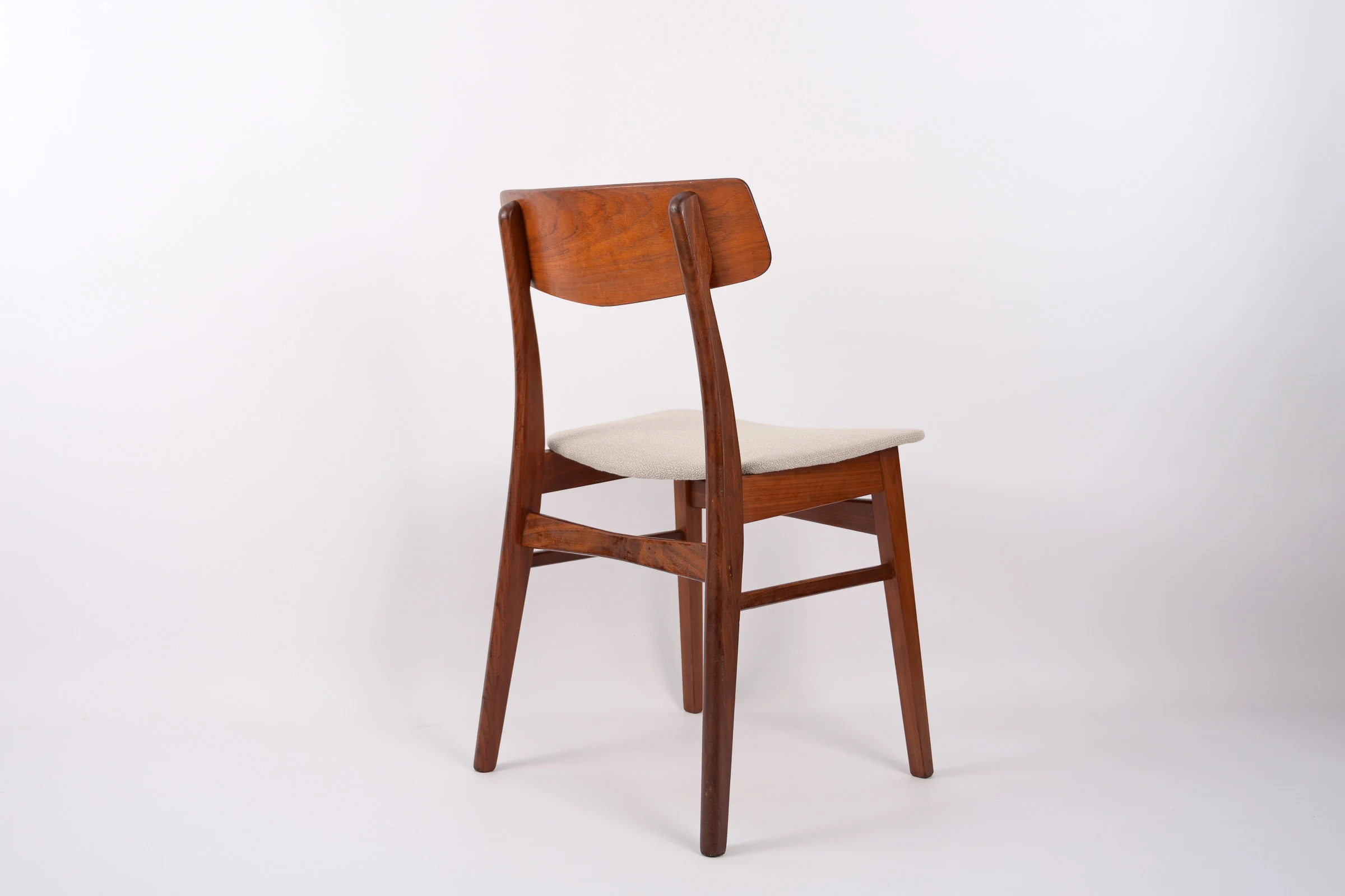 6 Chaises de Table en Palissandre de Rio