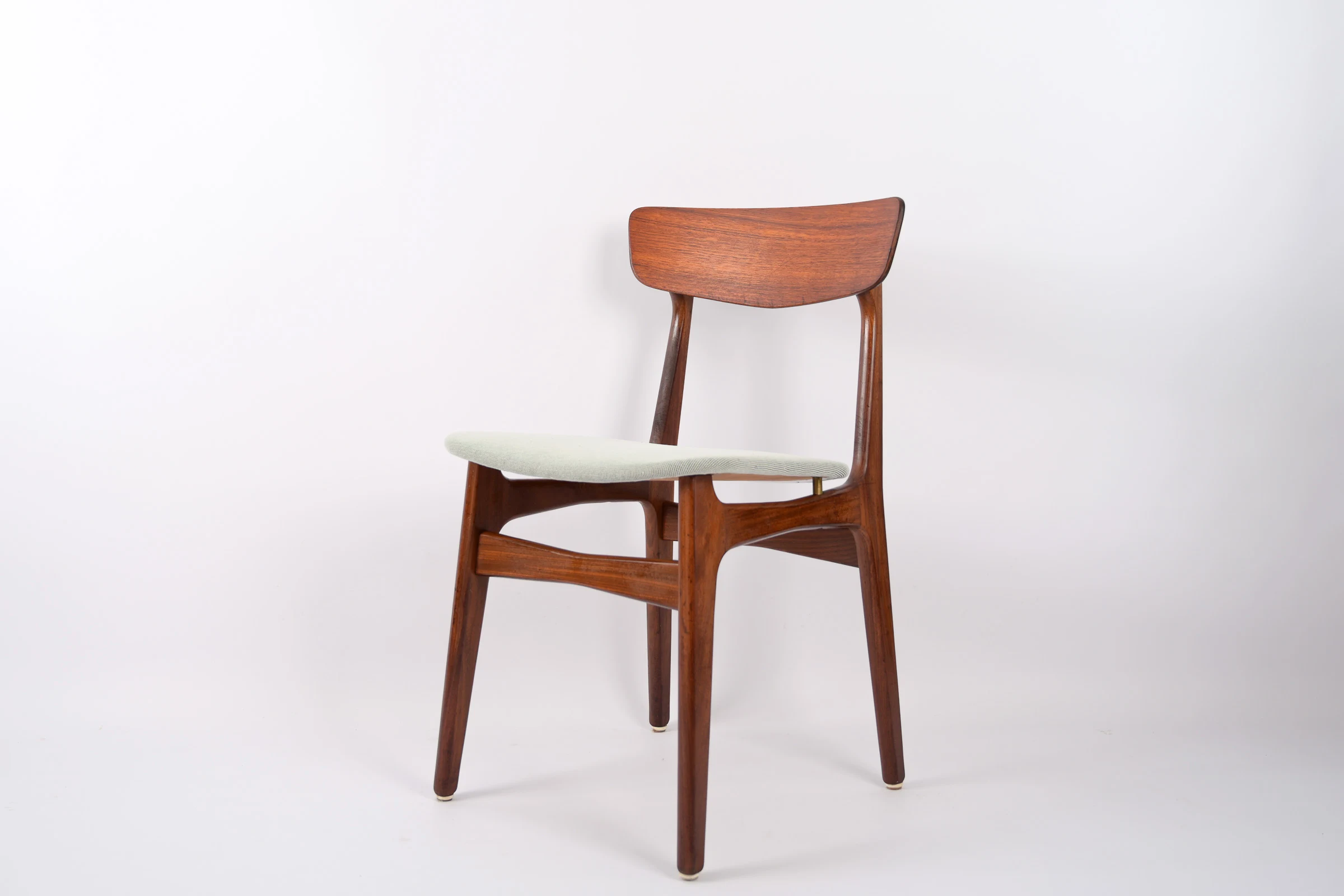 5 Chaises de Table en Palissandre de Rio