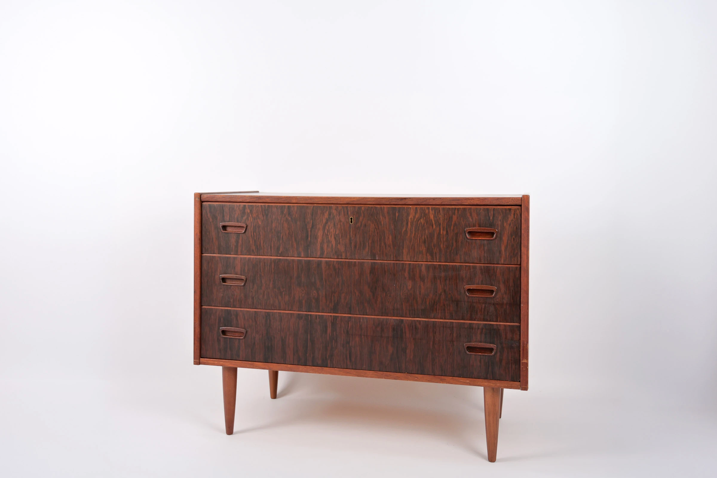 Commode 3 Tiroirs en Palissandre de Rio