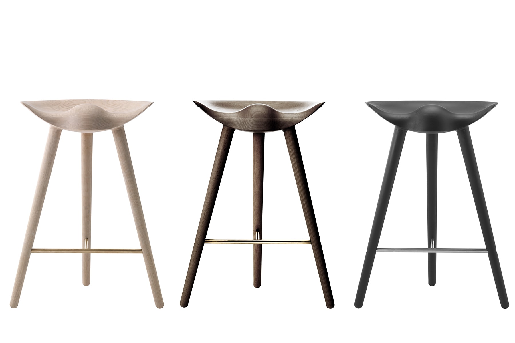 Tabouret Bar 'ML42' Counter <br />'Audo Copenhagen'. 2 finitions au choix