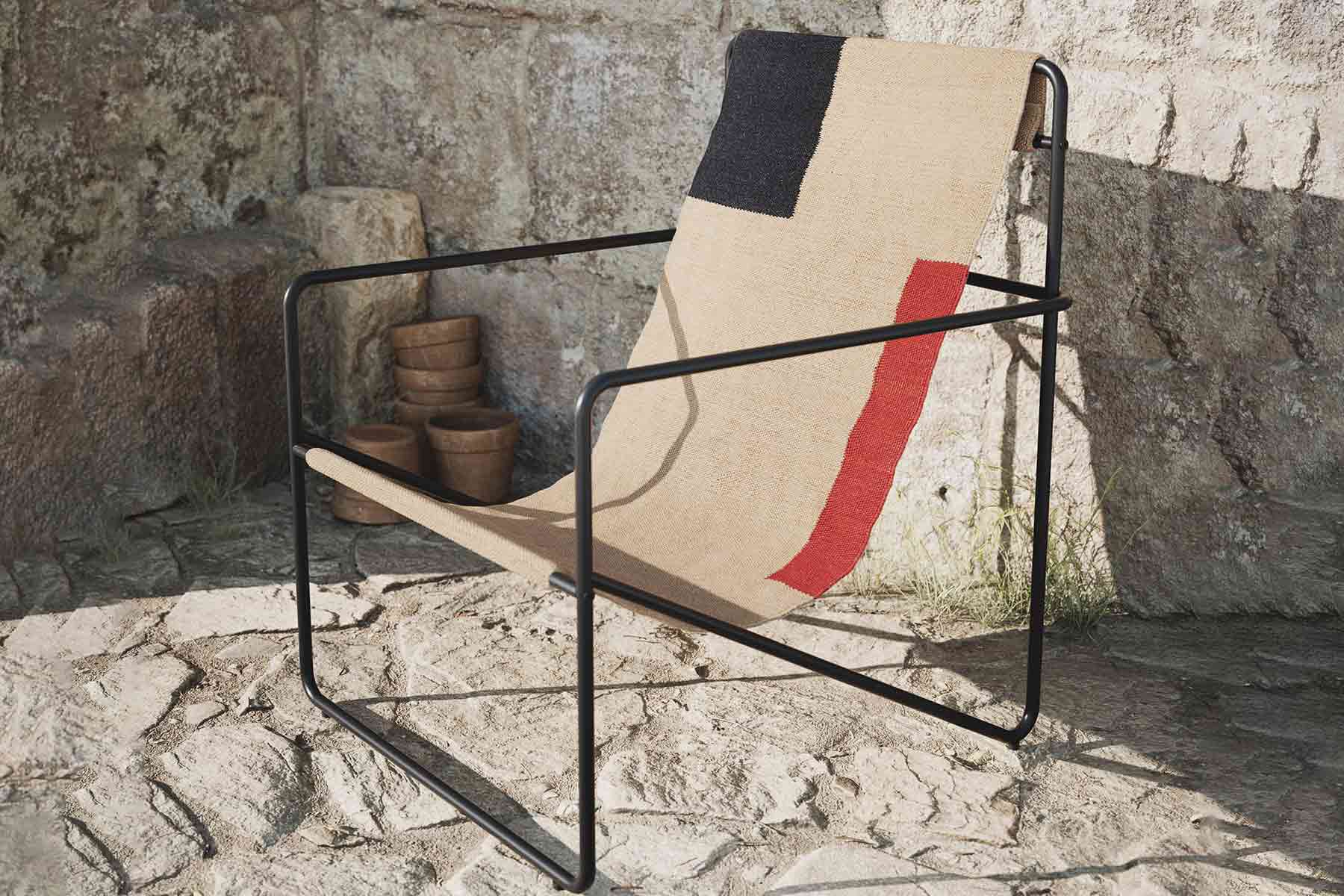 Chaise 'Desert Lounge Chair' </br>Marque: 'Ferm Living' – Image 5