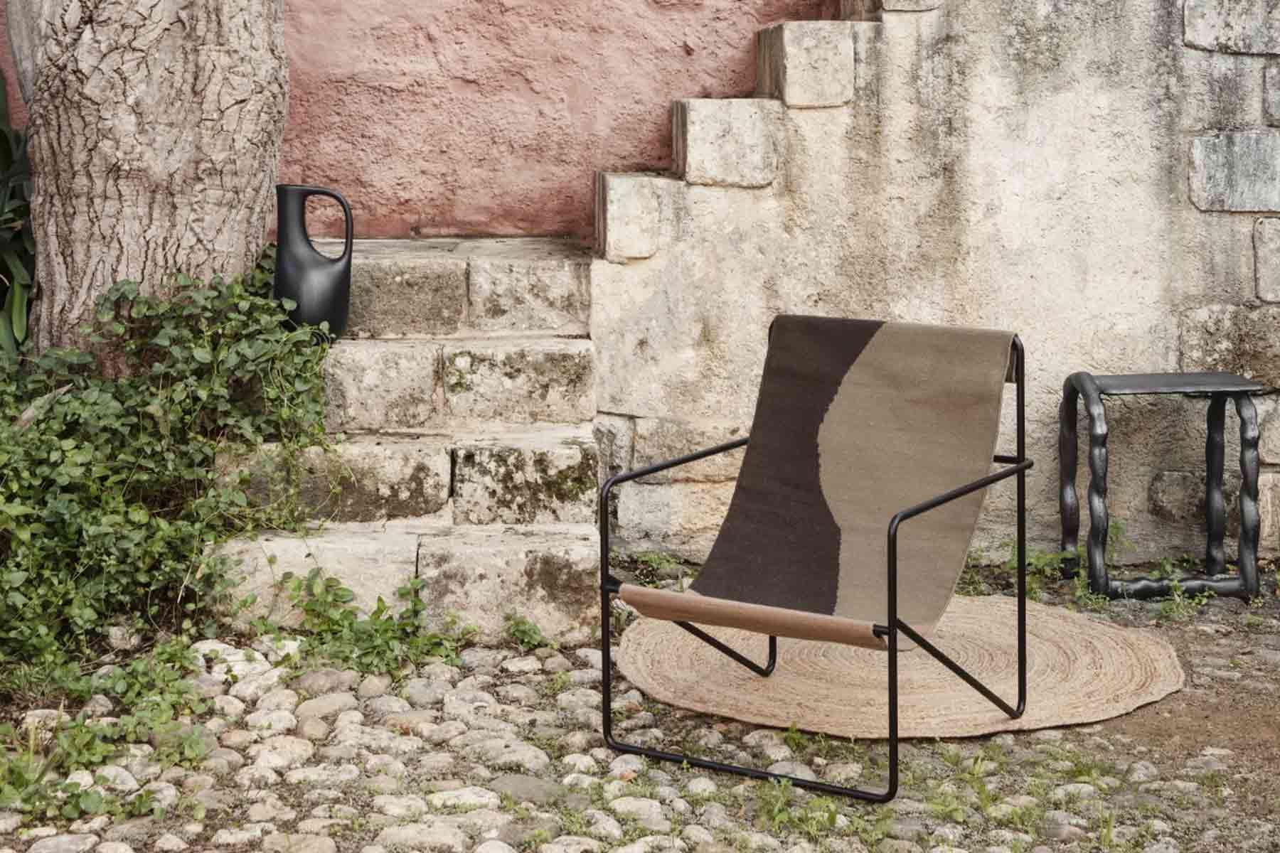 Chaise 'Desert Lounge Chair' </br>Marque: 'Ferm Living' – Image 7
