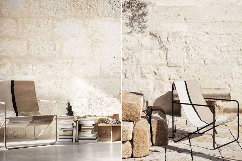 Chaise 'Desert Lounge Chair' </br>Marque: 'Ferm Living' – Image 5