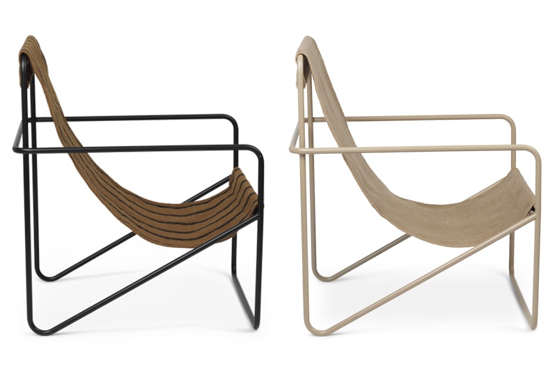 Chaise 'Desert Lounge Chair' </br>Marque: 'Ferm Living' – Image 3