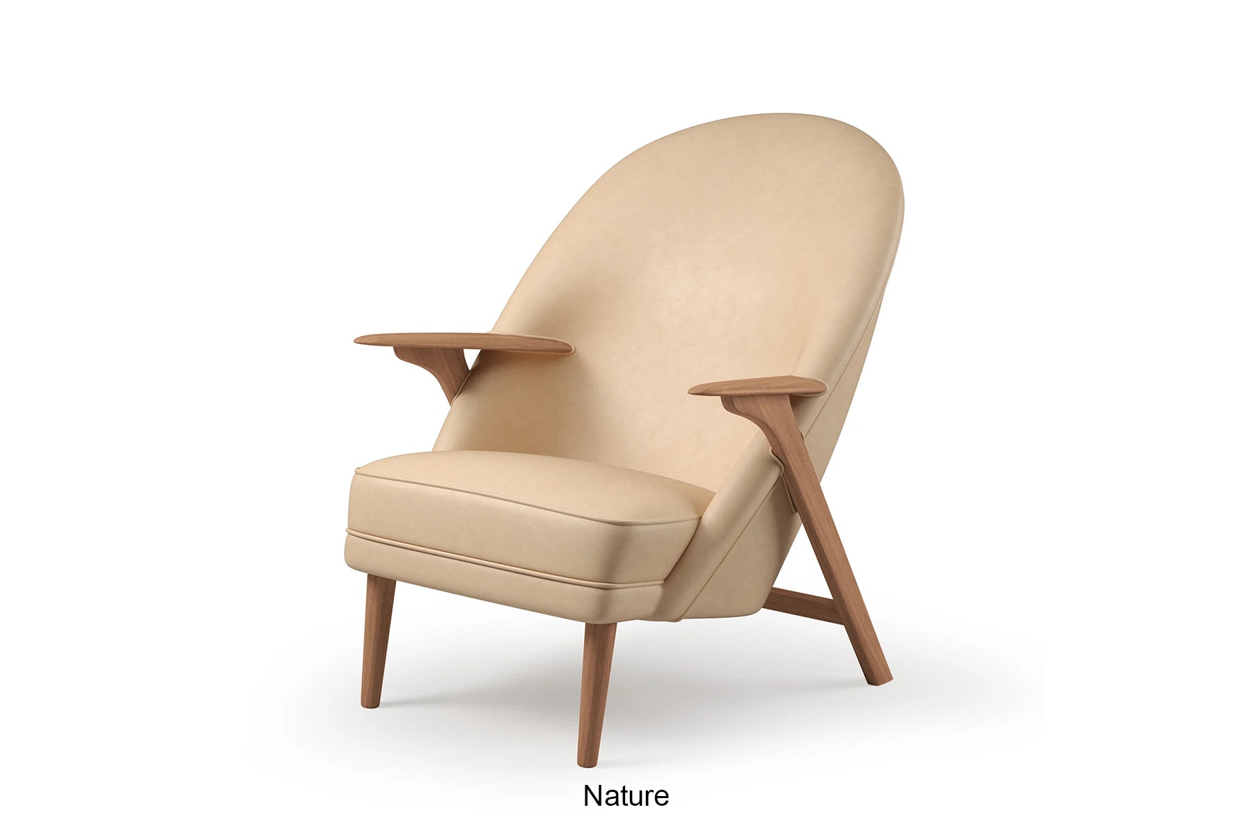 Fauteuil 'Wingman' Cuir</br>'Warm Nordic' 5 coloris au choix – Image 2