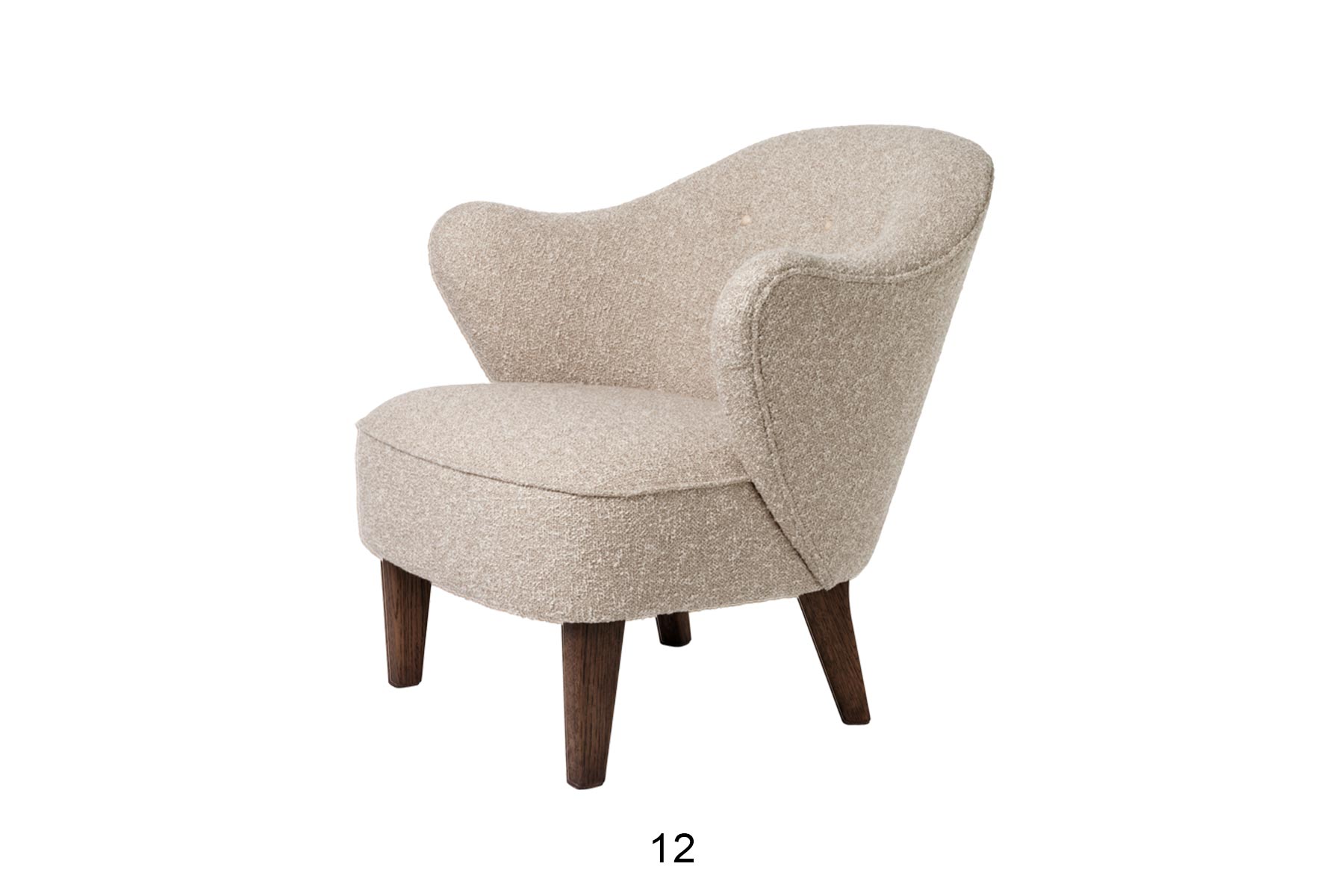 Fauteuil & Repose Pied 'Ingeborg' Textile </br> 'Audo Copenhagen' Finitions au choix – Image 5