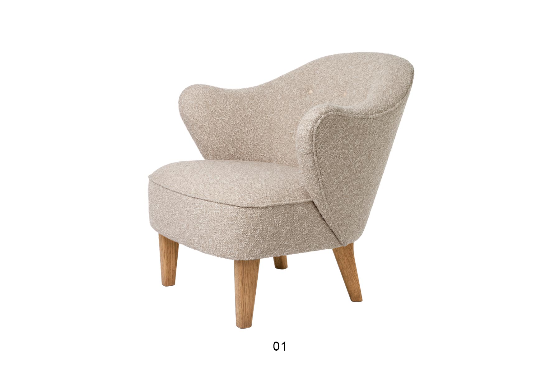 Fauteuil & Repose Pied 'Ingeborg' Textile </br> 'Audo Copenhagen' Finitions au choix – Image 6