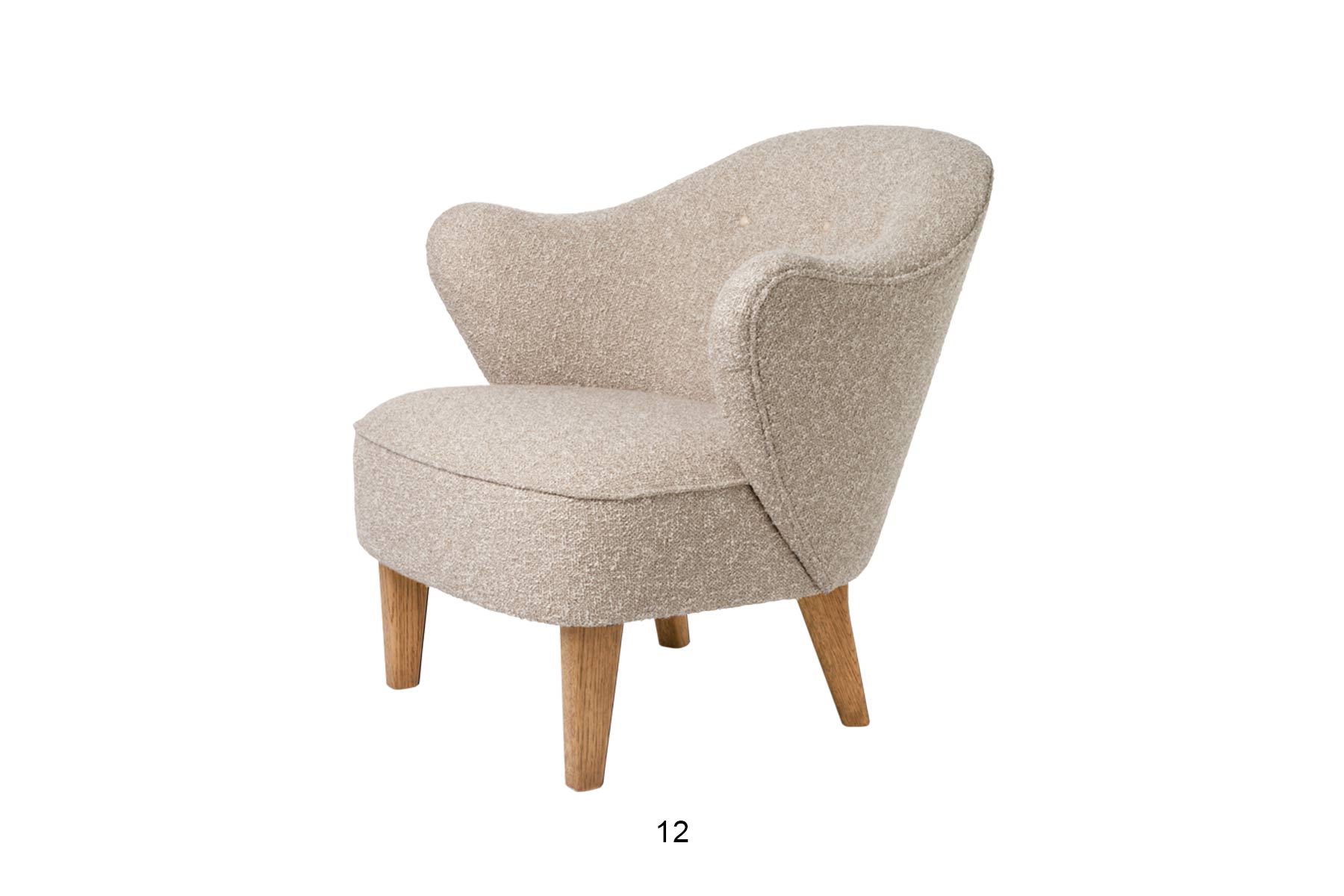 Fauteuil & Repose Pied 'Ingeborg' Textile </br> 'Audo Copenhagen' Finitions au choix – Image 8