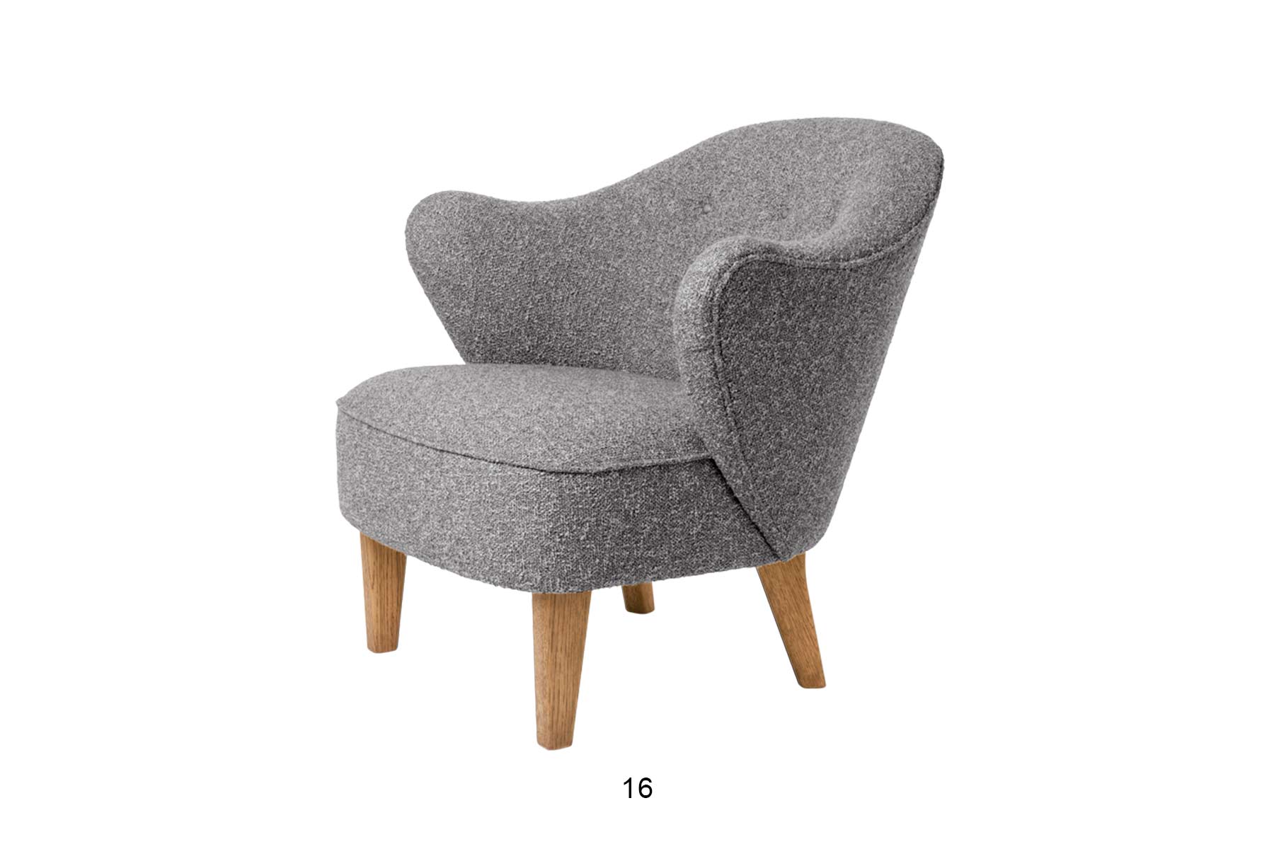 Fauteuil & Repose Pied 'Ingeborg' Textile </br> 'Audo Copenhagen' Finitions au choix – Image 9