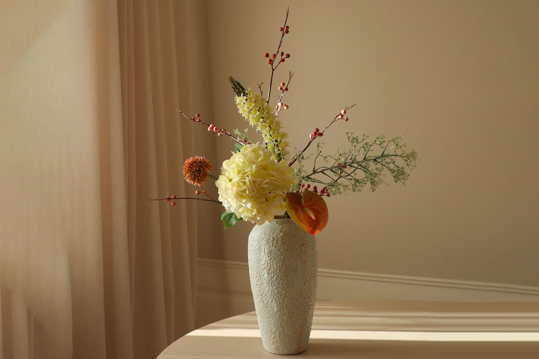 Bouquet 'Frosted Amber'</br>Fleurs Artificielles 'Botané Studios'