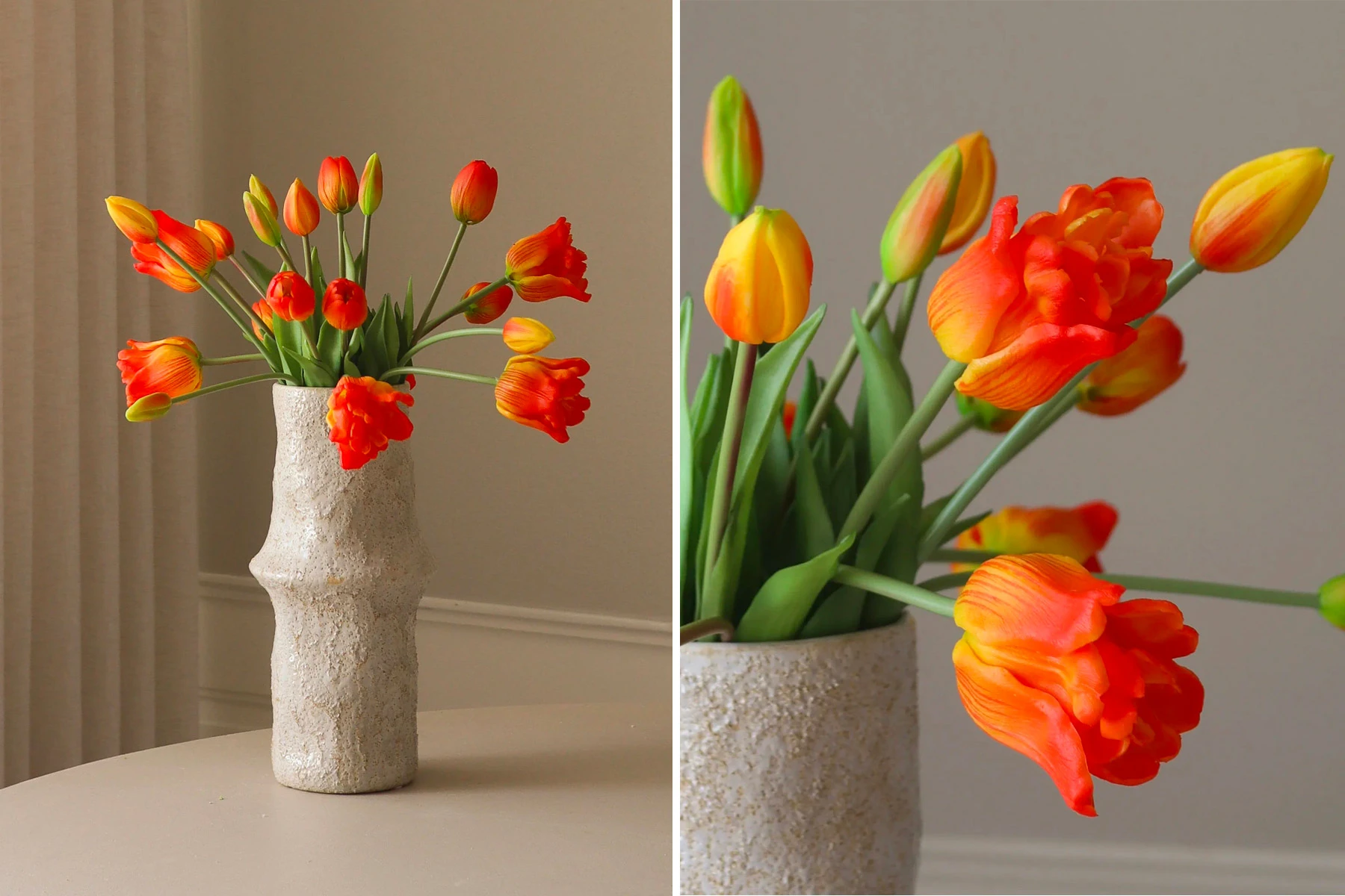 Bouquet de Tulipes Artificielles Mixées</br>'Botané Studios' / 4 coloris au choix – Image 4