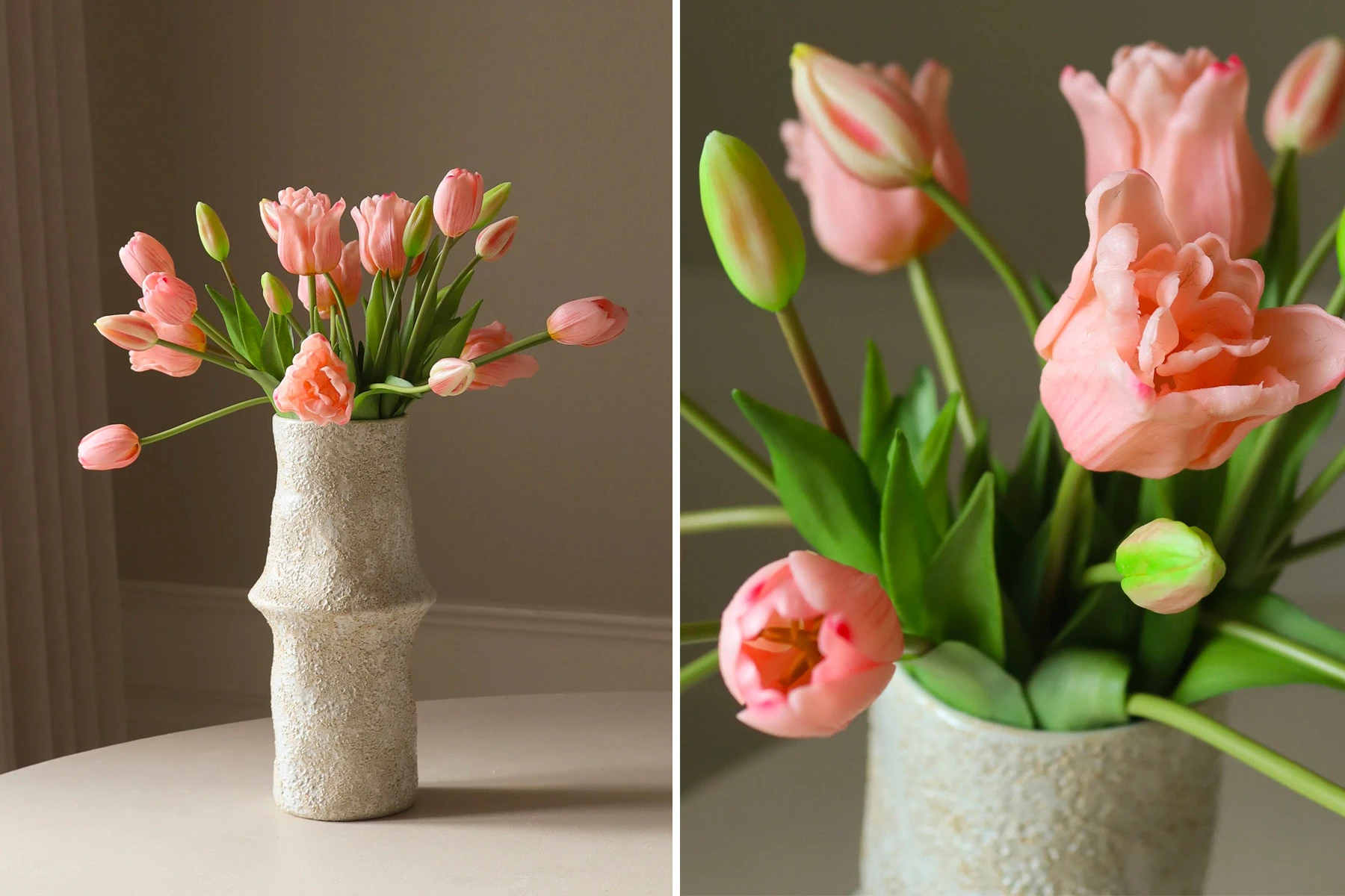Bouquet de Tulipes Artificielles Mixées</br>'Botané Studios' / 4 coloris au choix – Image 3