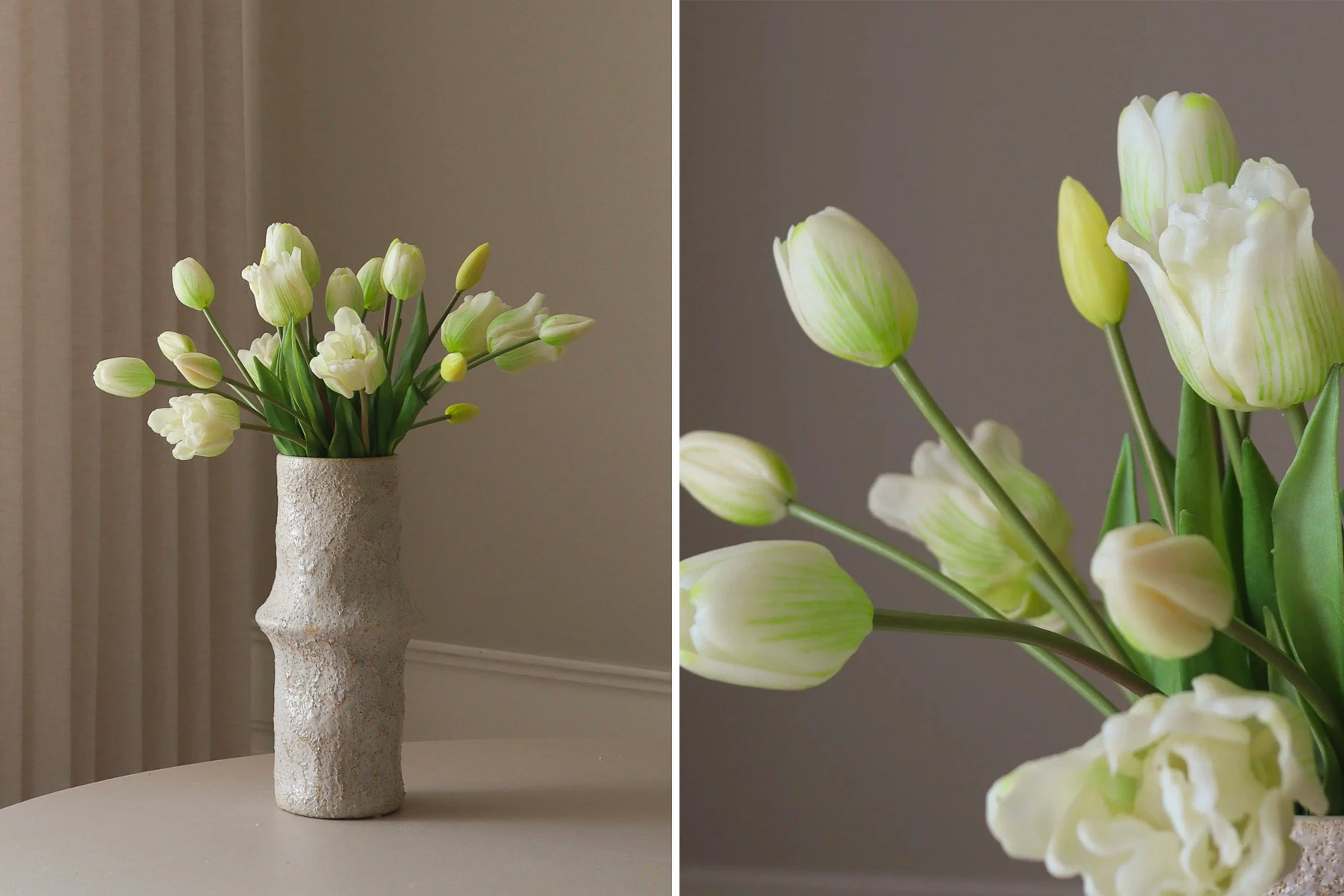 Bouquet de Tulipes Artificielles Mixées</br>'Botané Studios' / 4 coloris au choix