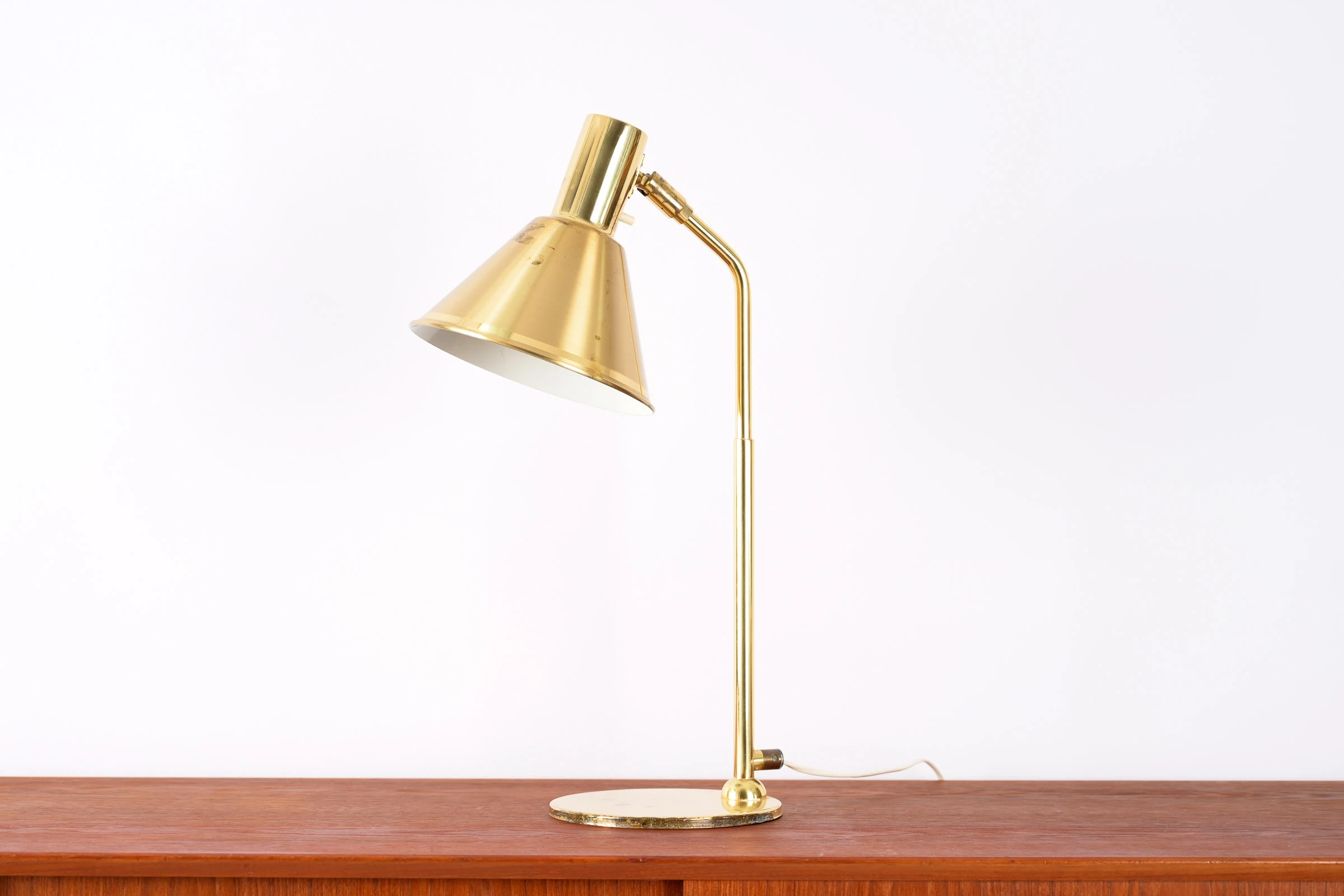 2 Lampes de Bureau en Laiton