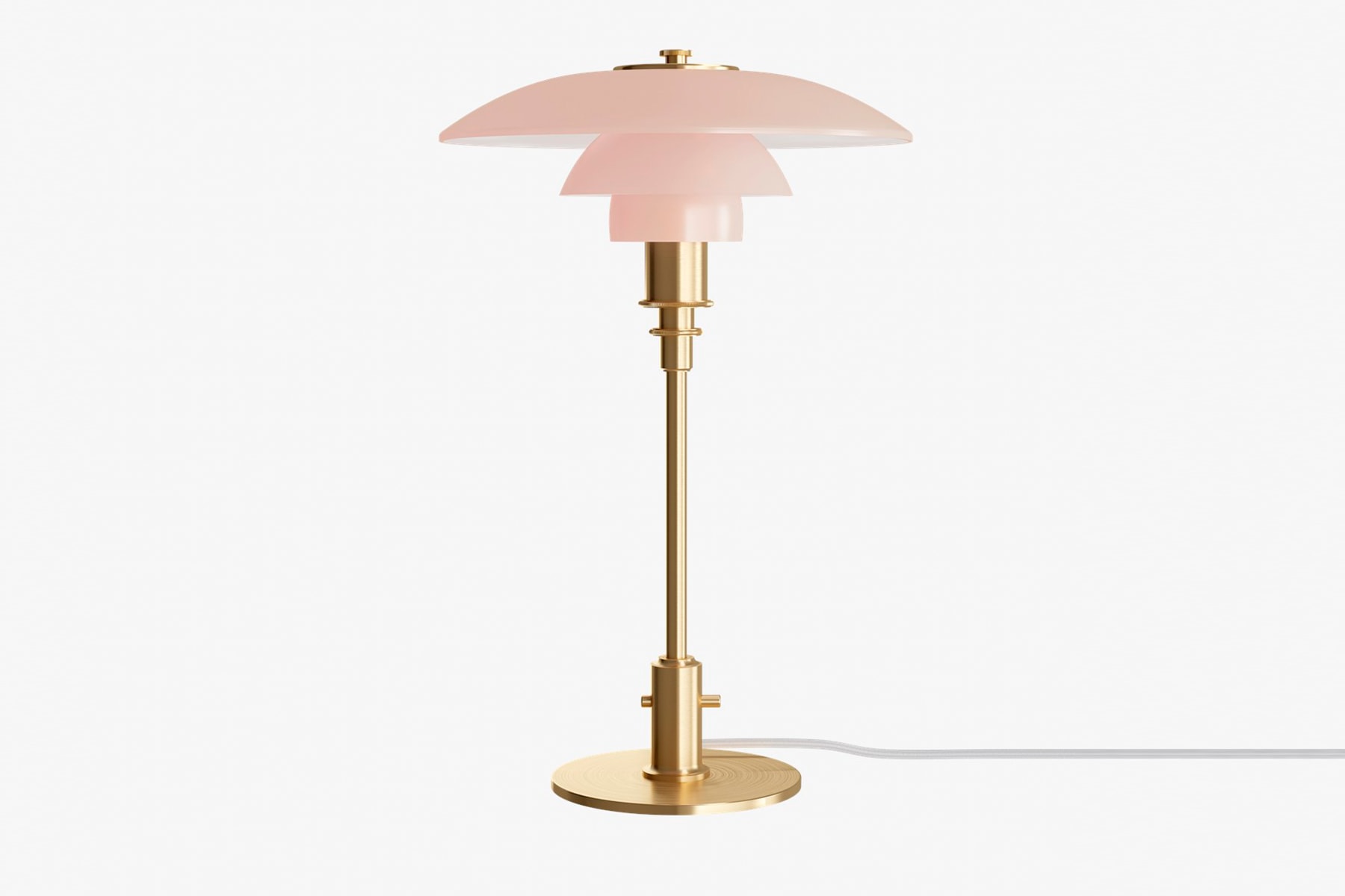 Lampe de Table '3/2 Rose' </br>Designer: 'Poul Henningsen' – Image 2