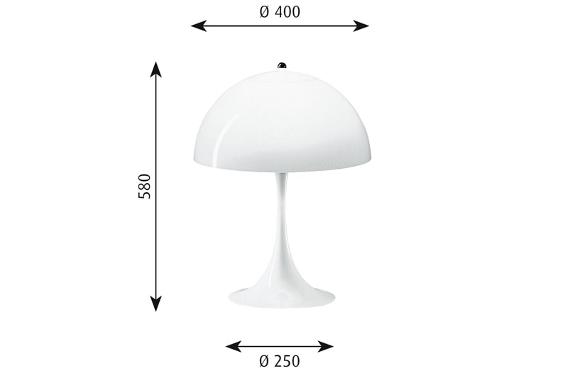Lampe de Table 'Panthella 400'</br>Designer: 'Verner Panton' – Image 2