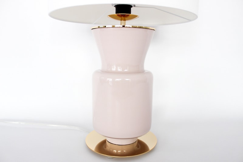 Lampe de Table en Verre </br>Modèle: 'Ponn'