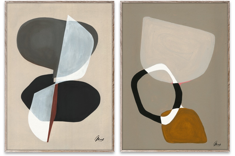Posters sous Cadre </br>'Paper Collective'