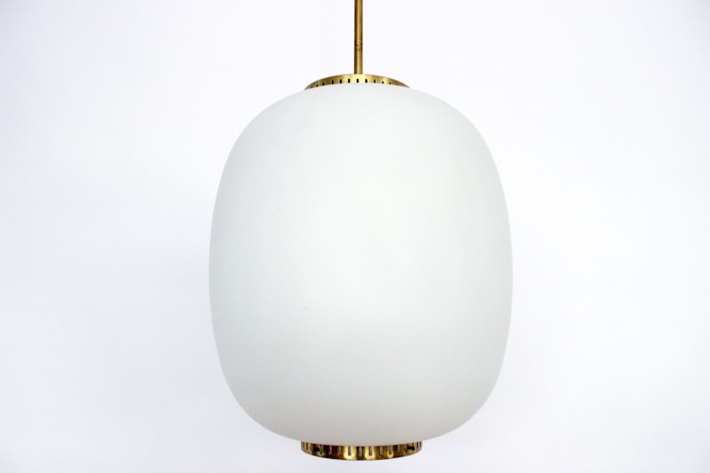 Suspensions 'Kina' en Opaline</br>Designer: 'Bent Karlby' – Image 2