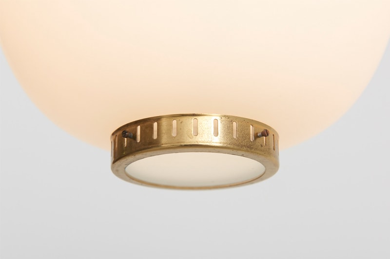 Suspensions 'Kina' en Opaline</br>Designer: 'Bent Karlby' – Image 5