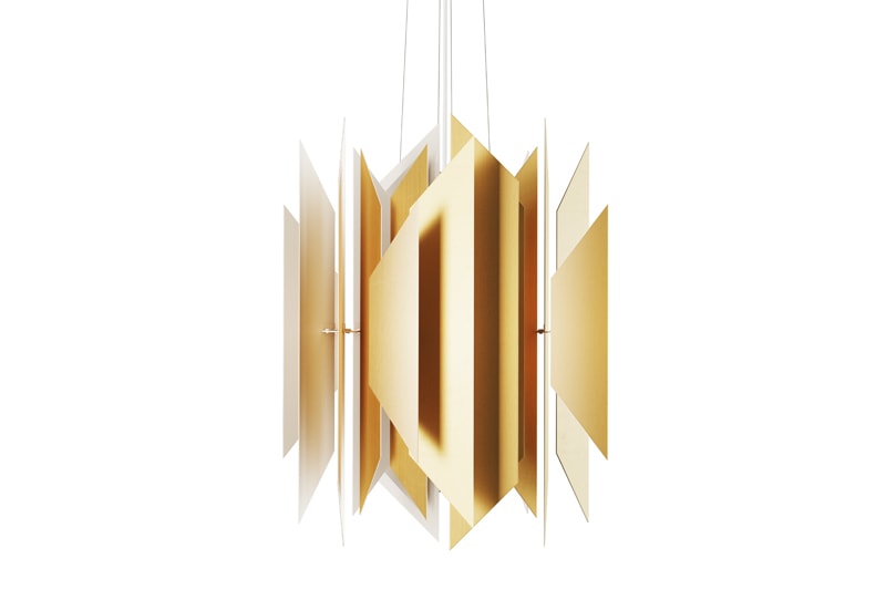 Suspension 'Divan' Laiton</br>Marque: 'Lyfa' / 4 Tailles – Image 2